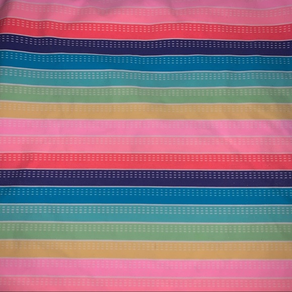 Hobie Rainbow Striped Bra Tankini size Large - Picture 5 of 7